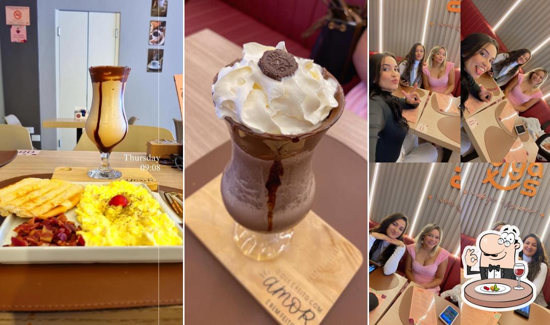 Mousse de chocolate em Café Diga Xis