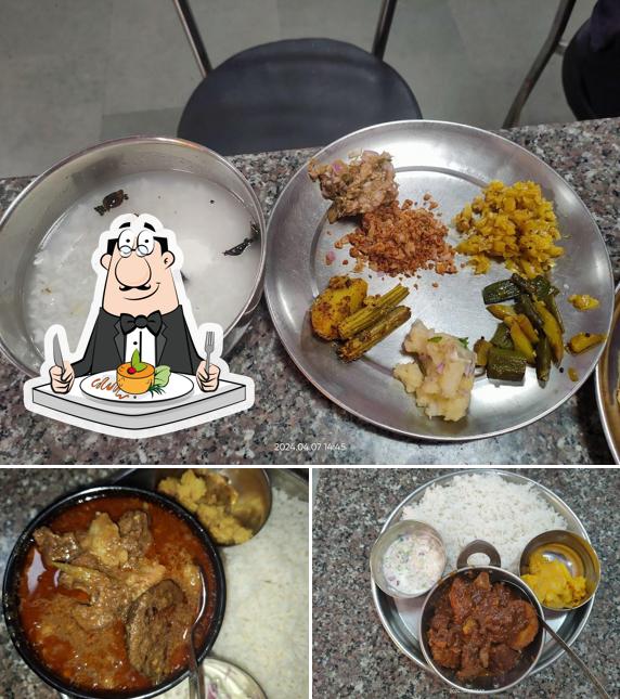 Food at Hotel Baripada Mutton