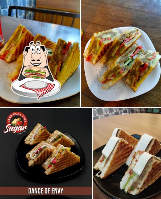 Club sandwich at Sagar Sandwich