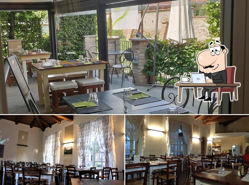 Gli interni di Il Giardino di Ghilot