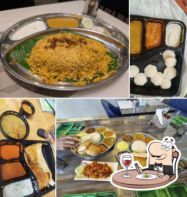 Food at ANDHRA CANTEEN