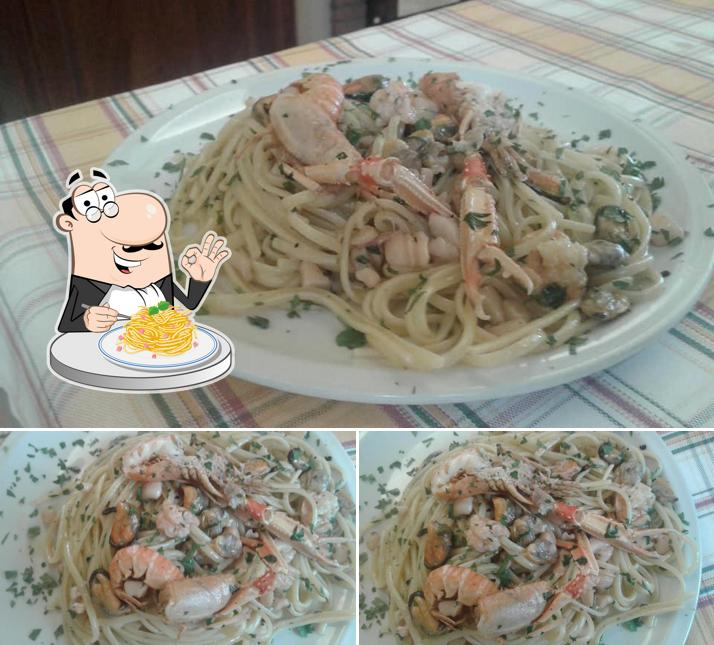 Spaghetti alla carbonara al Ristorante Cleto