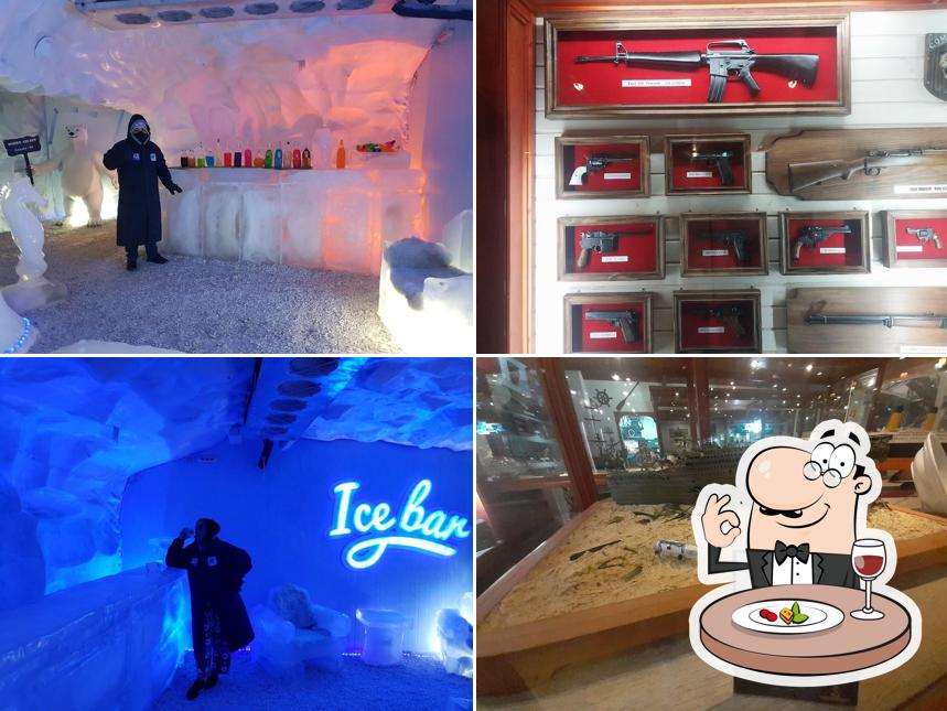 Comida em Ice Bar Mundo Gelado