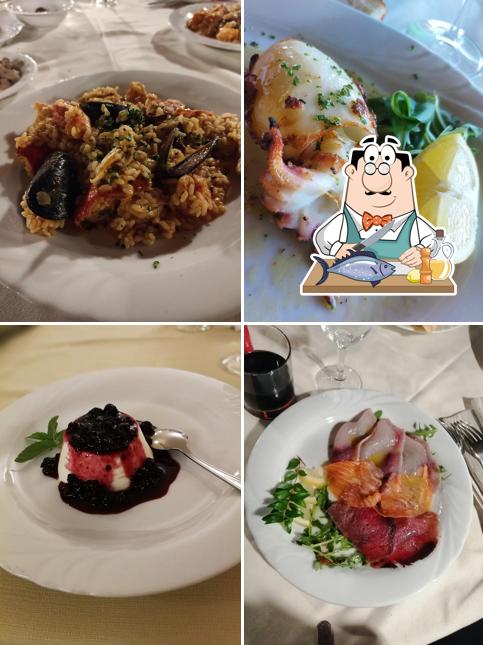 Salmone grigliato al Hotel Ristorante Le Anfore