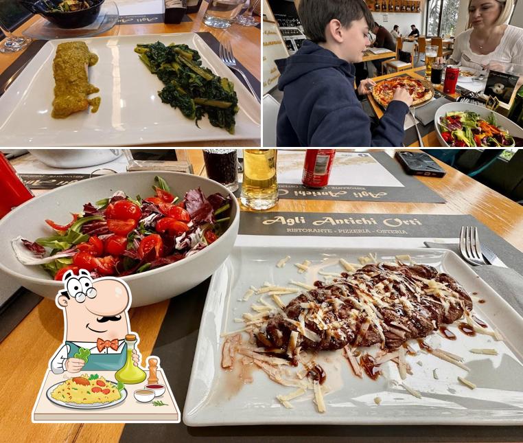 Cibo al Ristorante Pizzeria agli Antichi Orti