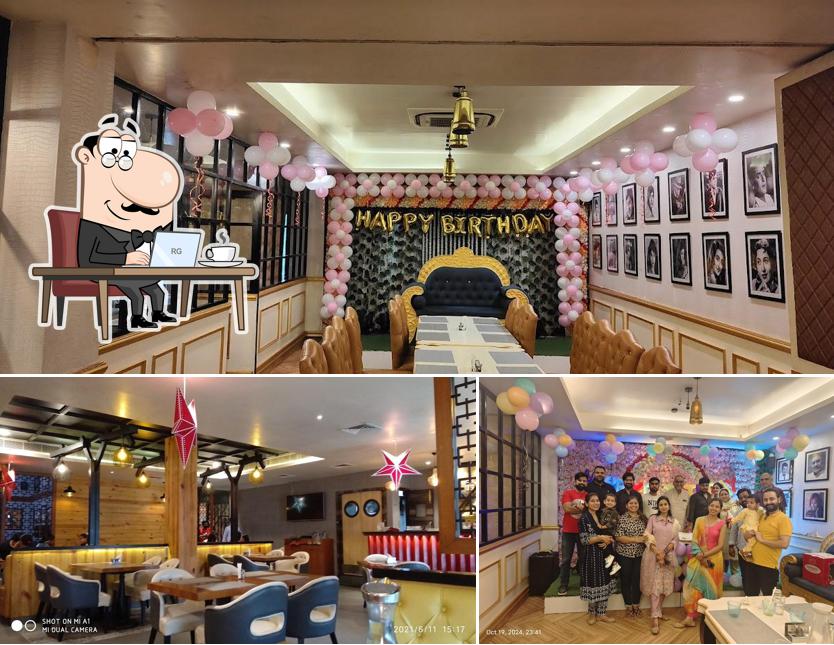 The image of Dalchini Greens Restaurant’s interior and beverage