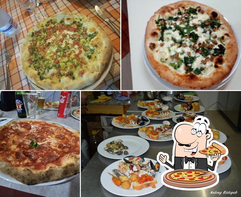 Prenditi tra le svariate varianti di pizza