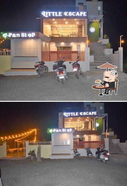 The exterior of Little Escape Restaurant and Cafe