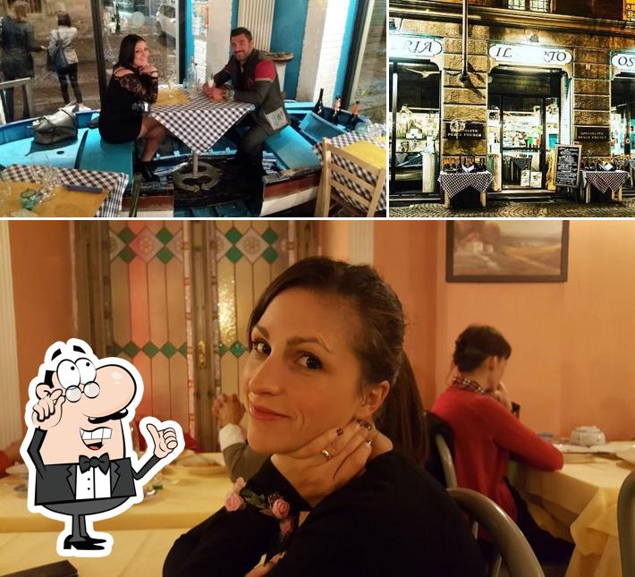 Gli interni di Osteria Il Porto