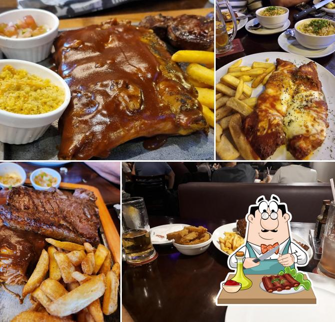 Costelas de porco em Rock & Ribs Continental Shopping