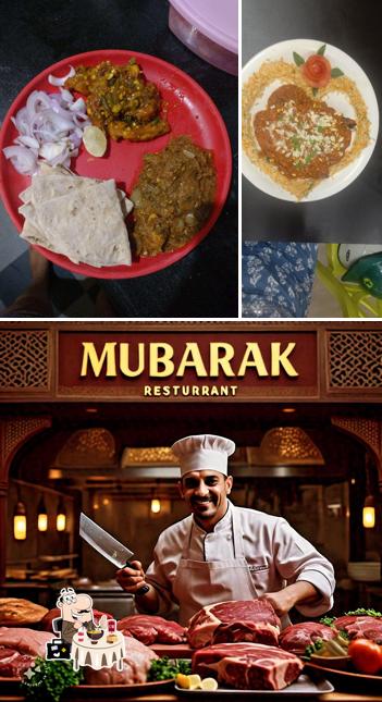 Food at Mubarak Restaurant