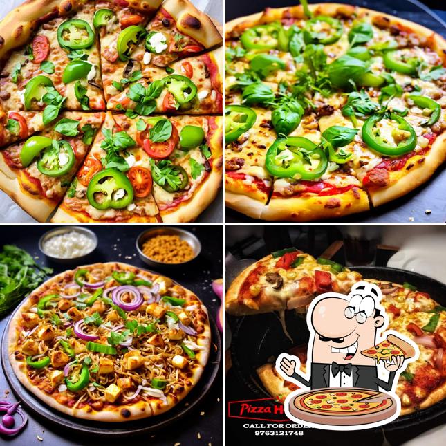 Pick various kinds of pizza