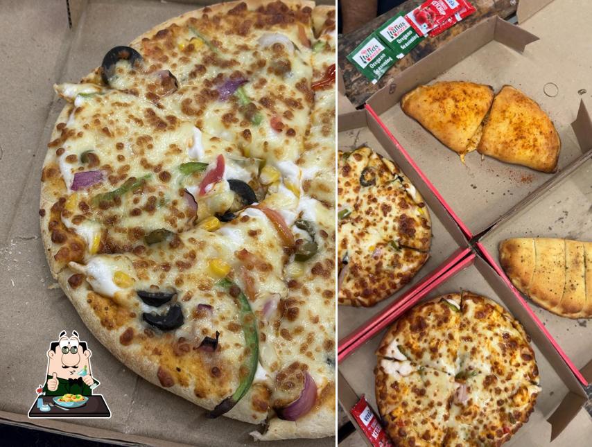 Food at Italio's pizza PDPU College Gandhinagar
