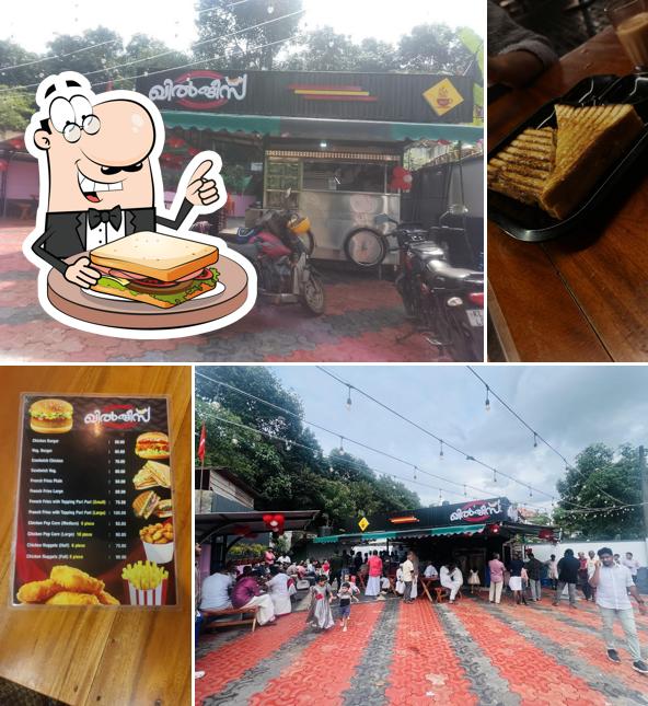 Grilled cheese sandwich at Khilji's Cafe