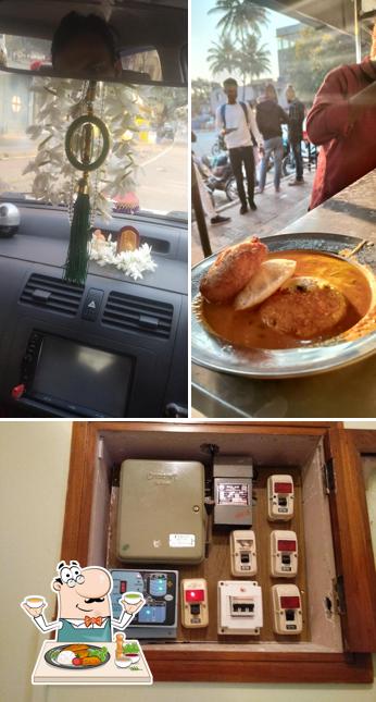 Food at Shivasagar hotel (Thatte Idli Center)
