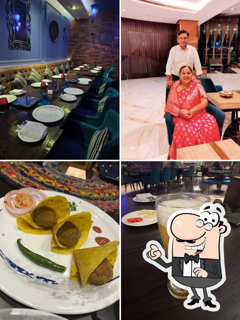 The interior of The Great Kabab Factory (Radisson Blu Kaushambi)