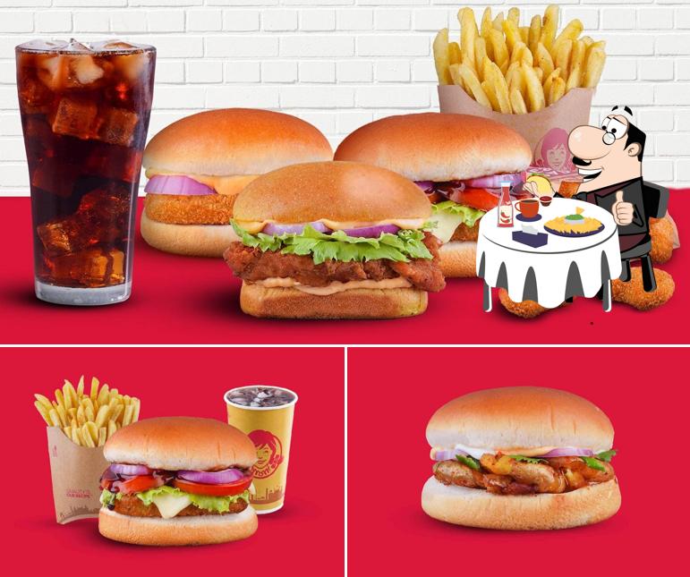 Try out a burger at Wendy’s
