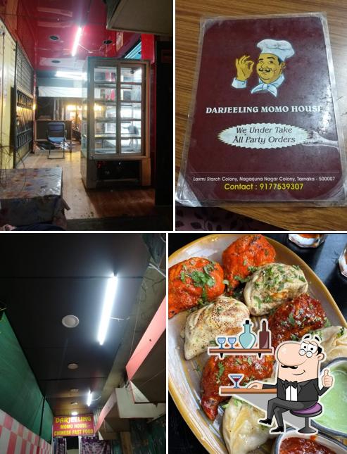 The interior of Darjeeling Momo House