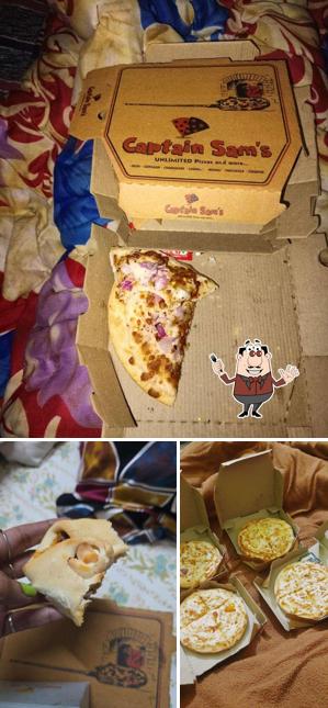 Food at Captain sam's pizza