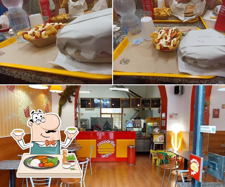 Tra le diverse cose da Coccodrillo burgers si possono trovare la cibo e interni