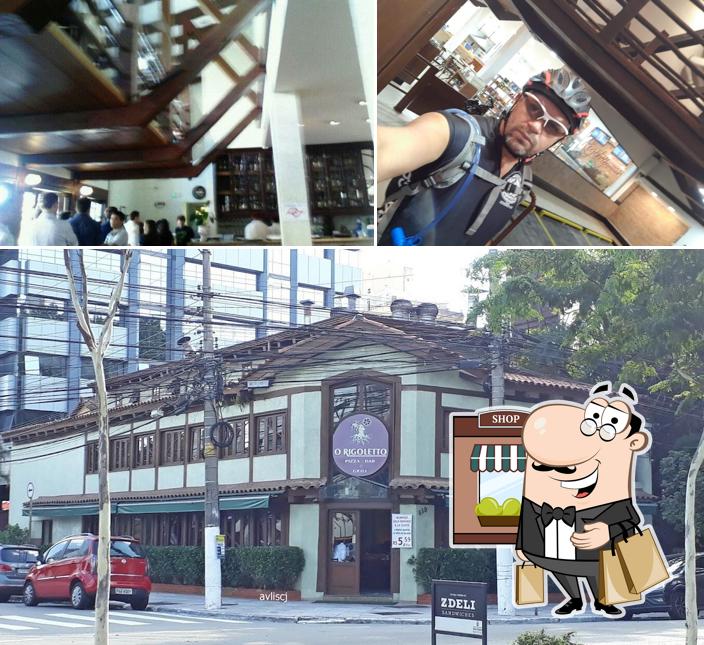 Desfrute da vista da área externa do Padaria Rigoletto