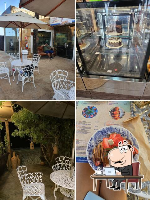 O interior do Pão da Vida Padaria e Café Cumbuco