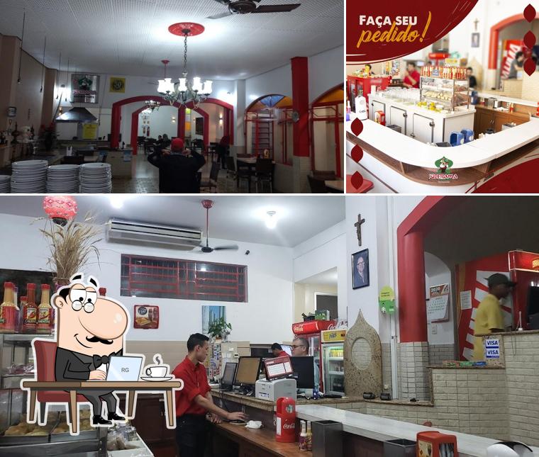 O interior do Kiberama