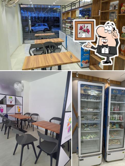 The interior of Nandini Cafe Moo