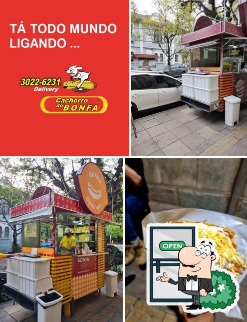 O exterior do Cachorro do Bonfa - Redenção