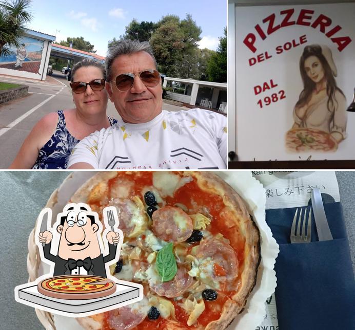 Prenditi una pizza a Pizzeria Del Sole Affittacamere
