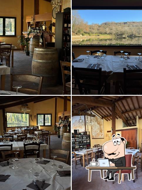 Gli interni di La Locanda sul Lago