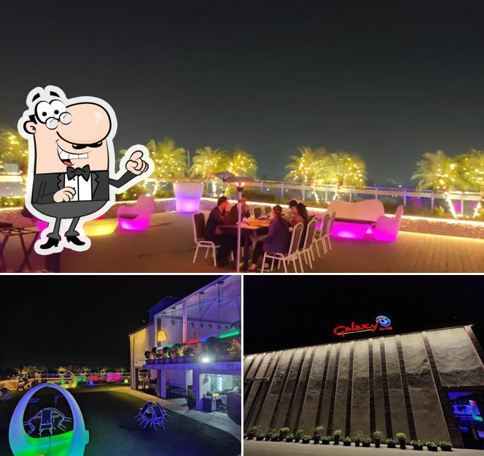 Check out how Galaxy Air - Roof Top Lounge looks inside