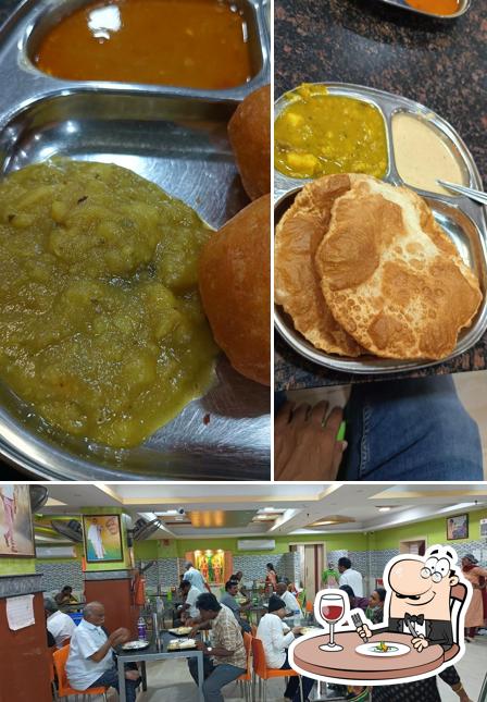 Sandarshini Food Court is distinguished by food and interior