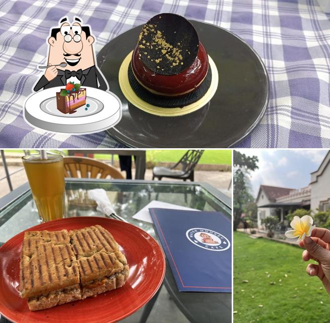 Chocolate cake at Water Monkey Cafe