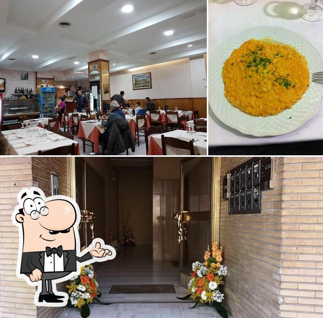 Guarda la foto che presenta la interni e cibo di Ristorante La Perla mia