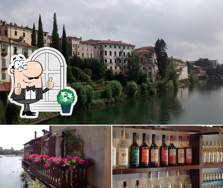La esterno e bevanda del ristorante