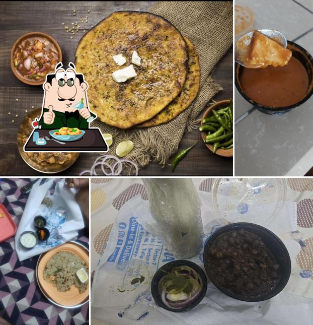 Meals at Kulcha Lal Parantha Das
