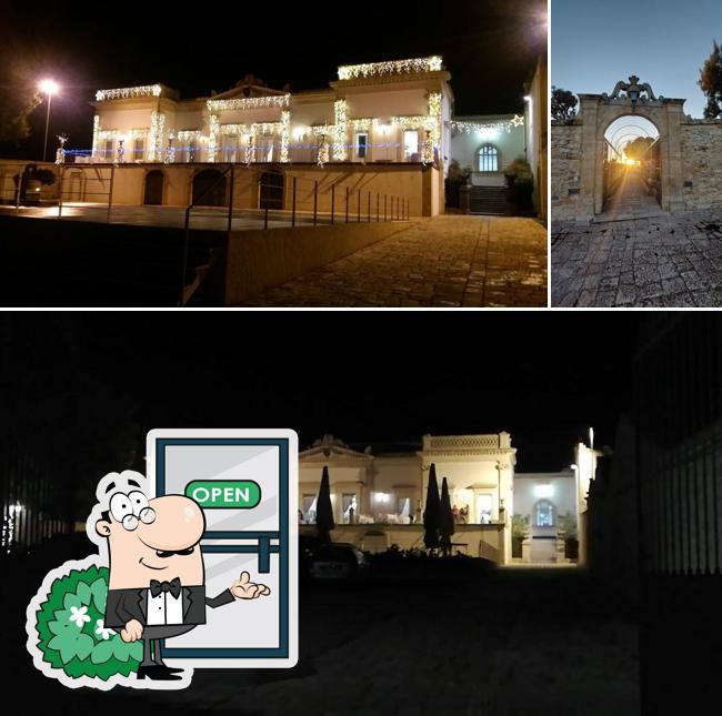 Gli esterni di Villa Fortugno