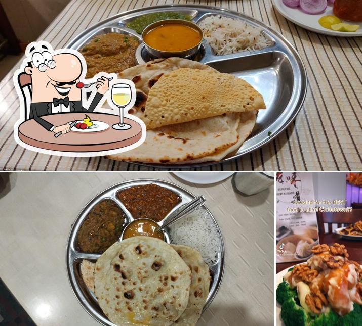 Food at Supreme Restaurant