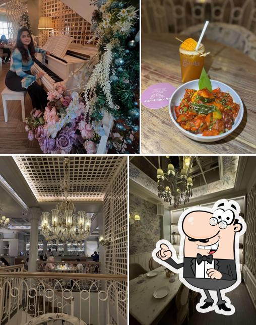 Take a seat at one of the tables at Blabber All day Juhu