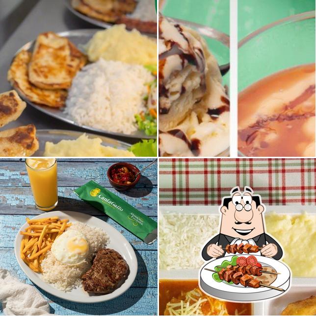 Platos en Restaurante Cantagallo