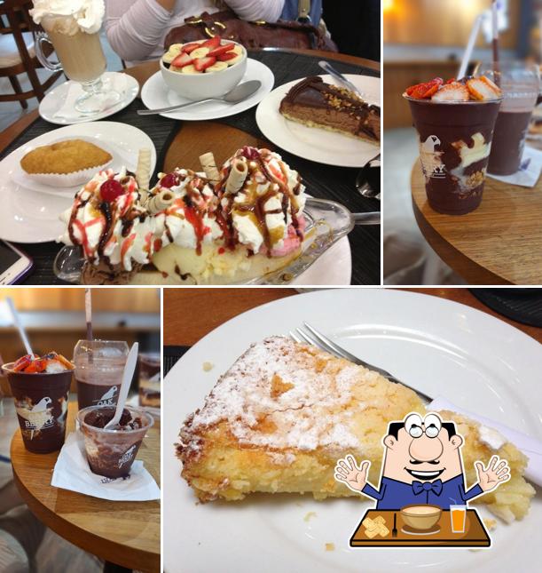 Comida em café miramar
