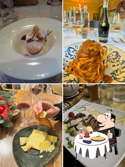 Piatto di formaggi al Casa Lizzarola