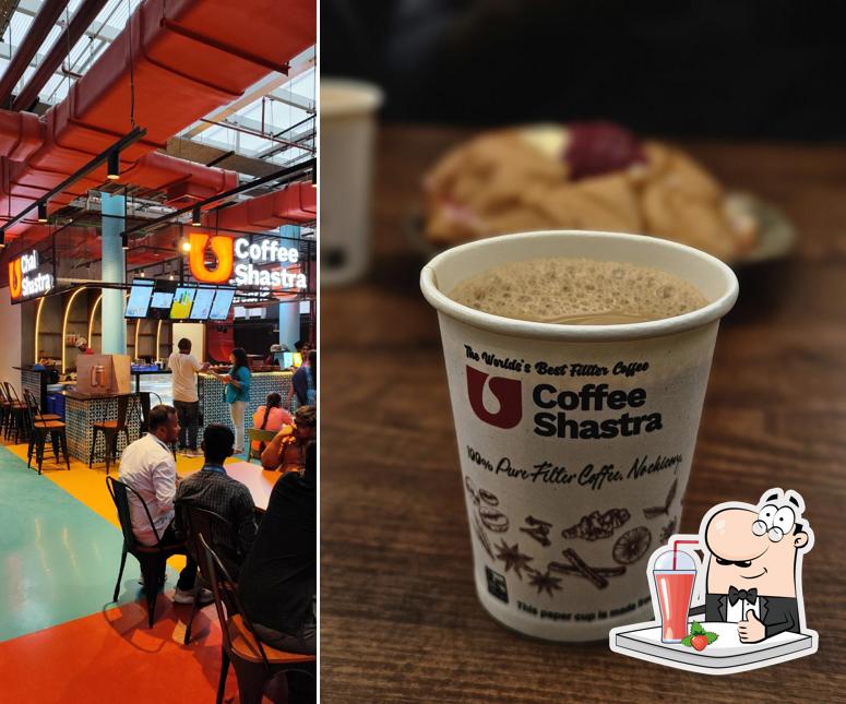 Enjoy a drink at Coffee Shastra - DLF Cybercity