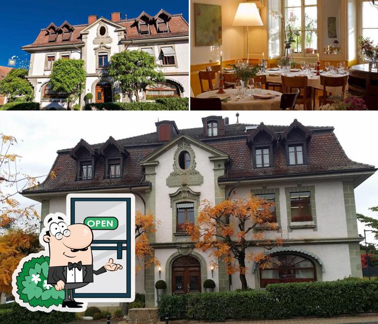 Guarda la immagine che presenta la esterno e interni di Restaurant de l'Hôtel de Ville de Crissier