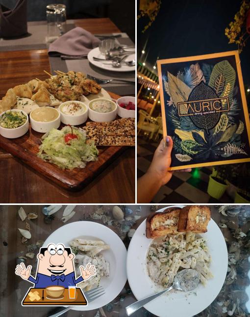 Clam chowder at Auric Restaurant & Rooftop Cafe