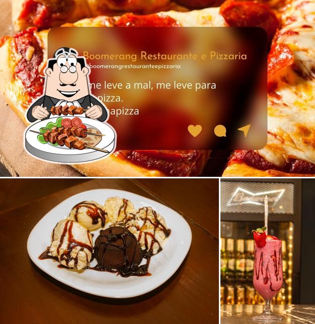 Comida em Boomerang Restaurante e Pizzaria