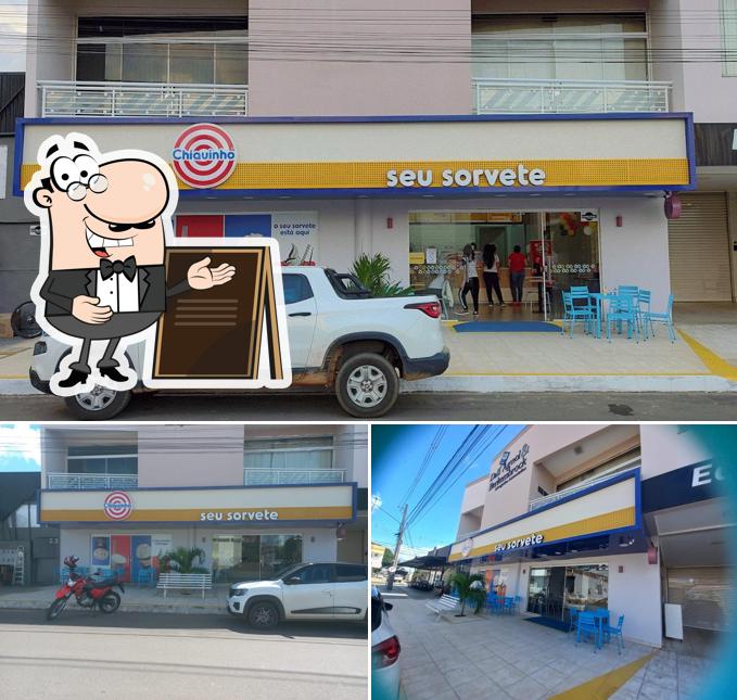 O exterior do Chiquinho Sorvetes