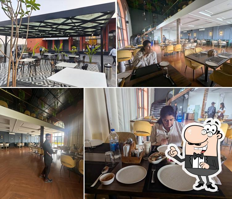 The interior of SHARNAM Restaurant & cafe