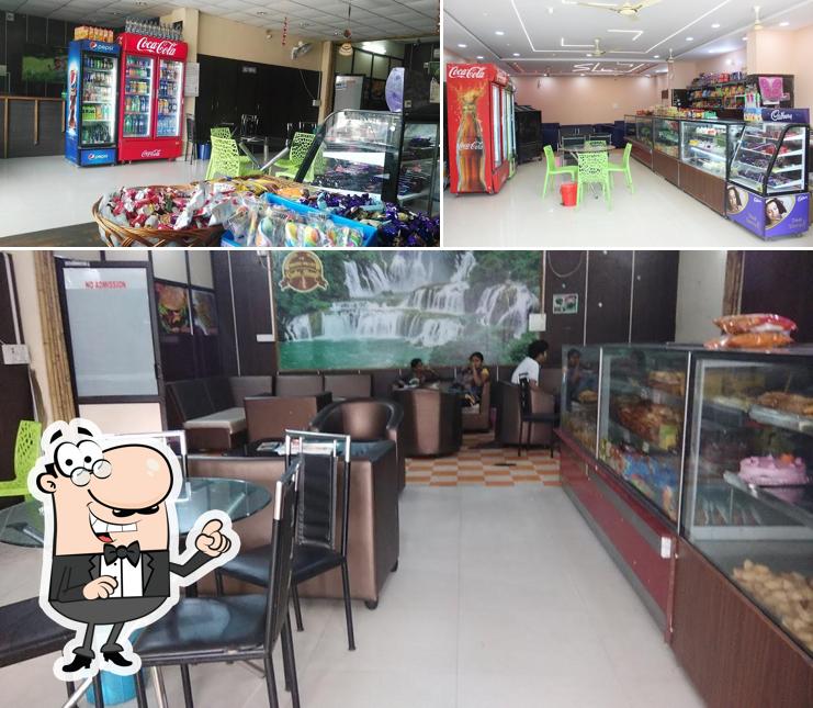 Take a seat at one of the tables at New Baker's Valley Cake Bank